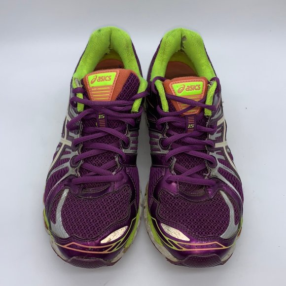 Women's Asics Gel Nimbus 15 Purple - Picture 5 of 7